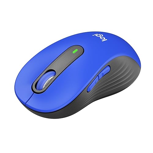 Logitech Signature M650 L Full Size Wireless Mouse - for Large Sized Hands, 2-Year Battery, Silent Clicks, Customizable Side Buttons, Bluetooth, for PC/Mac/Multi-Device/Chromebook - Classic Blue Classic Blue Right Handed Large Size