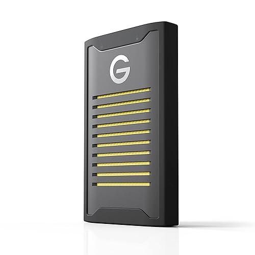 SanDisk Professional 4TB G-Drive ArmorLock SSD - Encrypted NVMe Solid State Drive, 1000MB/s, USB-C, High-Level Security, Ultra Rugged - SDPS41A-004T-GBANB