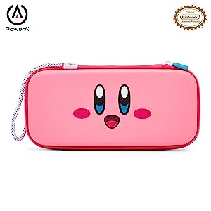 PowerA Travel Pro Slim Case for Nintendo Switch Systems - Kirby Power, Hard Shell, Protective Case, Gaming Case, Console Case Slim Travel Pro Kirby Power