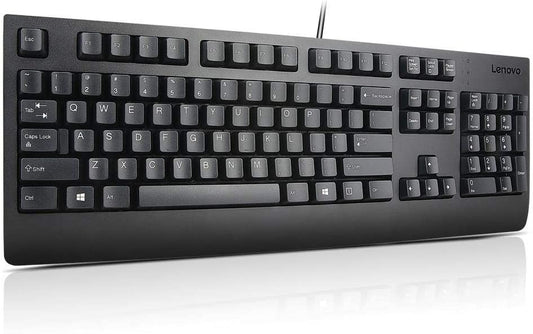 Lenovo Keyboard - USB - Canadian French (445) - Black - for ThinkBook 14; ThinkCentre M90; ThinkPad P1 (2nd Gen); P43; P53; P73; X1 Extreme (2nd Gen)