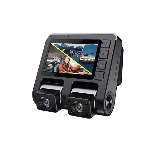 myGEKOgear Orbit D110 2 Channel 1080P Front/Rear Dashcam with 2" Display, 150° Wide Angle, G-Sensor, 128GB Support