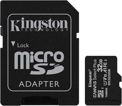 Kingston 32GB microSDHC Canvas Select Plus Class 10 Flash Memory Card SDCS2 Memory