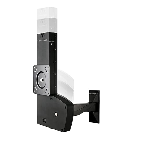 Ergotron – Glide Wall Mount LD-X, VESA TV Wall Mount – for Monitors or TVs Up to 42 Inches, 12 to 30 lbs – Black 12-30 lbs