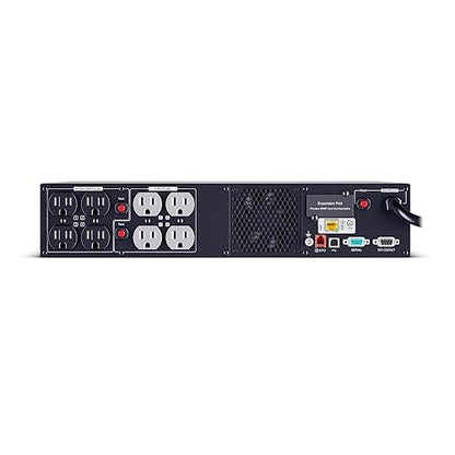 CyberPower PR1000RT2UC Smart App Sinewave UPS System, 1000VA/1000W, 8 Outlets, 2U Rack/Tower, AVR, Built-in Cloud Monitoring Standard 1000VA