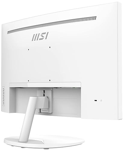 MSI Pro MP241CAW, 24, 1920 x 1080 (FHD), Curved VA, 75Hz, TUV Certified Eyesight Protection, 4ms, Displayport, HDMI, Tilt,White
