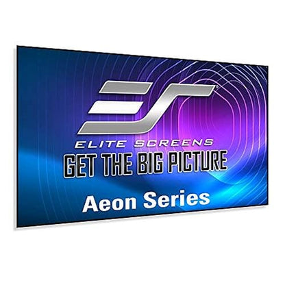 Elite Screens Aeon Series, 135-inch 16:9, 8K / 4K Ultra HD Home Theater Fixed Frame Edge Free Borderless Projector Screen, CineGrey Matte Grey Front Projection Screen, AR135H2, White CineGrey 135-inch / 16:9 Short/Standard/UST