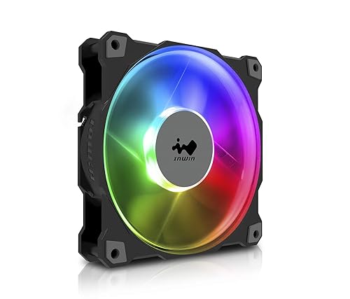 InWin Jupiter AJ120 Addressable RGB Single Pack 120mm High Performance and Airflow Cooling Computer Case Fan
