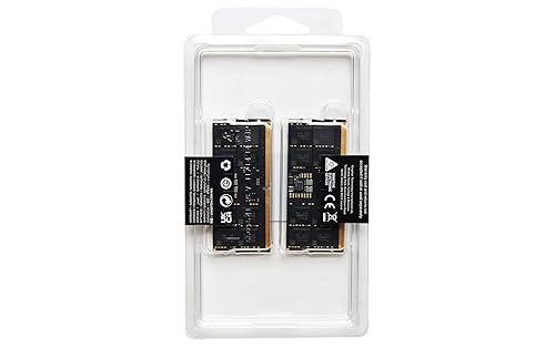 Kingston Fury Impact 32GB (2x16GB) 5600MT/s DDR5 CL40 Laptop Memory Kit of 2 | Lower Power Comsumption | Intel XMP 3.0 | Plug N Play | KF556S40IBK2-32