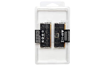 Kingston Fury Impact 32GB (2x16GB) 5600MT/s DDR5 CL40 Laptop Memory Kit of 2 | Lower Power Comsumption | Intel XMP 3.0 | Plug N Play | KF556S40IBK2-32