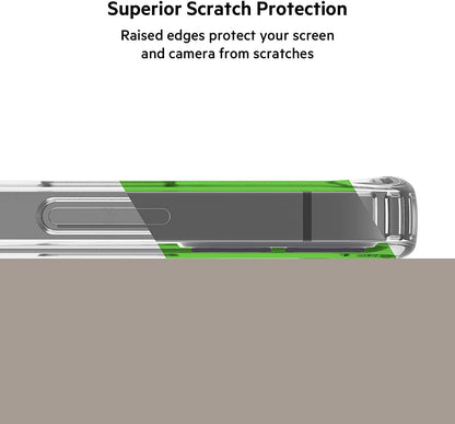 Belkin MagSafe Compatible iPhone 12/12 Pro Case with Antimicrobial Treated Coating, Built in Magnets and Raised Edge Bumper for Camera Protection