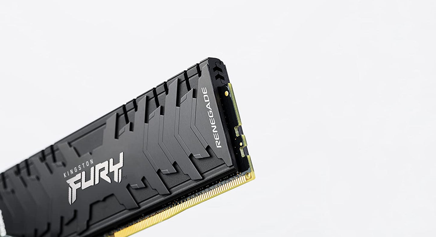Kingston FURY Renegade 32GB 3200MHz DDR4 CL16 Desktop Memory Single Stick KF432C16RB/32 3200MHz 32GB Black