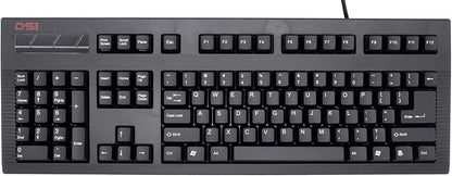 DSI Left Handed Mechanical Keyboard Cherry Red KB-DS-8861XPU-B-V2