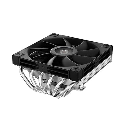 DEEPCOOL AN600 Top Flow Low Profile Cooler, 180W Cooling Power,6 Heat Pipe, Intel LGA1700/1200/1151/1150/1155 AM5/AM4