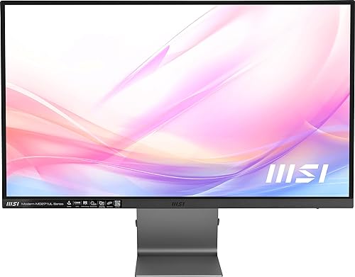 MSI Modern MD271UL, 27, 3840 x 2160 (UHD), IPS, 60 Hz, 4ms, HDMI, DP Port, USB C, Tilt