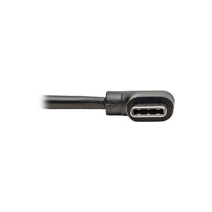 Tripp Lite USB 2.0 Hi-Speed Cable A to USB Type C M/Right-Angle, 6' (U038-006-CRA)