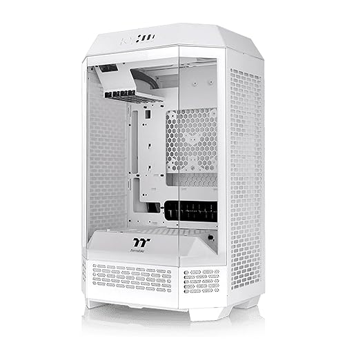 Thermaltake Tower 300 Snow Micro-ATX Case; 2x140mm CT Fan Included; Support Up to 420mm Radiator; Optional Chassis Stand Kit Allows Horizontal Display; CA-1Y4-00S6WN-00; 3 Year Warranty Tower 300 Case Snow