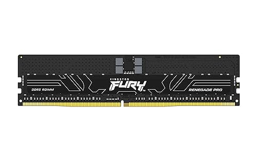Kingston Fury Renegade Pro Expo 16GB 6000MT/s DDR5 ECC Reg CL32 DIMM Desktop Gaming Memory - KF560R32RBE-16 16gb 6000MT/s 16Gbit Single Module AMD EXPO