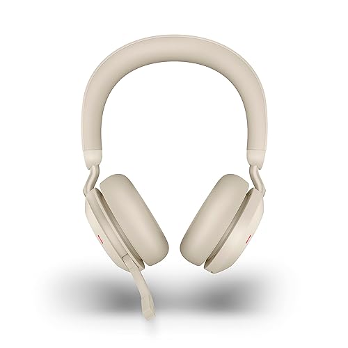 Jabra Evolve2 75 - USB-A MS Teams - Beige Wireless Headset/Music Headphones