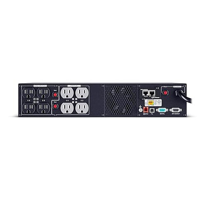 CyberPower PR1000RT2UCN Smart App Sinewave UPS System, 1000VA/1000W, 8 Outlets, 2U Rack/Tower, AVR, RMCARD205 Pre-Installed, Built-in Cloud Monitoring Network Card 1000VA