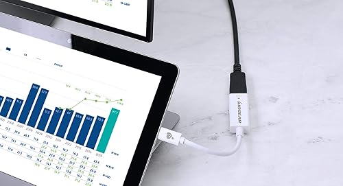 IOGEAR USB Type-C to HDMI Adapter - 1 Pack - 1 x HDMI Digital Audio/Video Female - 1 x Type C USB 3.1 (Gen 1) USB Male - 4096 x 2160 Supported