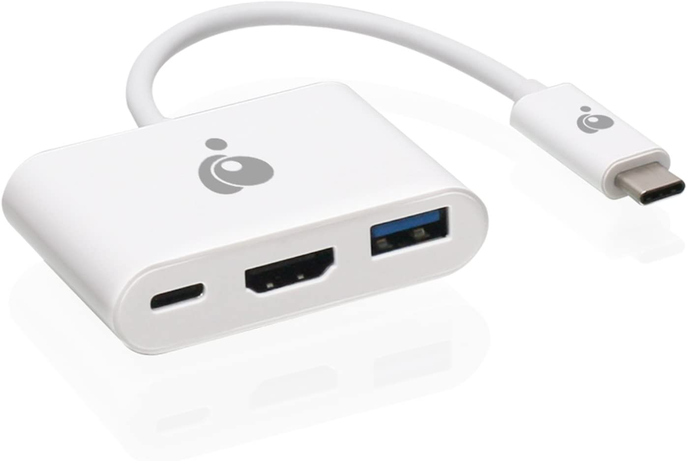 IOGEAR USB-C to HDMI/USB Multiport Adapter, GUC3C3H HDMI/USB-A Power Delivery