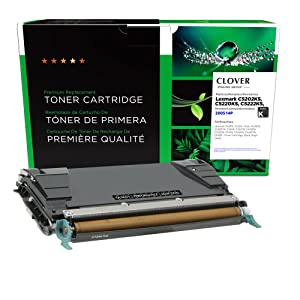 Clover imaging group Clover Remanufactured Toner Cartridge Replacement for Lexmark C520/C522/C524/C534 | Black | High Yield