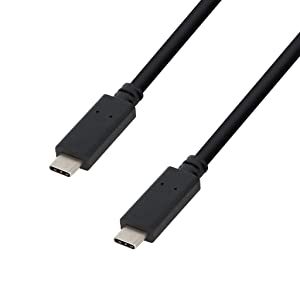 VisionTek USB 3.1 Type C to Type C 1 Meter with Power Delivery (M/-Up to 100W), 3 feet (901269)