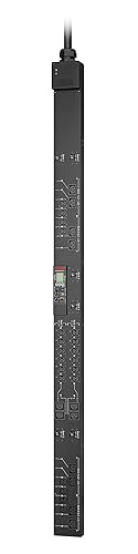 APC NetShelter Switched Rack PDU, 9000 Series, APDU9966, 0U Vertical, 208V, 60A, 3Phase, Input Plug IEC 309 60A 3P+PE, 6.5' Cord