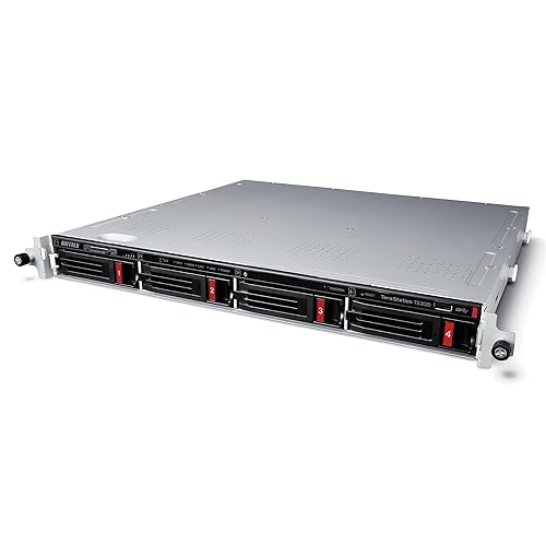 BUFFALO TeraStation 3420RN 4-Bay SMB 8TB (2x4TB) Rackmount NAS w/Hard Drives Included Network Attached Storage 8 TB (2 x 4TB) TeraStation 3420RN Rackmount NAS