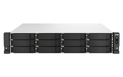 QNAP TS-h1887XU-RP-E2334-16G-US 18 Bay 2U Rackmount Hybrid NAS with Intel® Xeon® Processor, Dual 10GbE, ZFS Storage for Virtualization and Data-Intensive Enterprise Applications