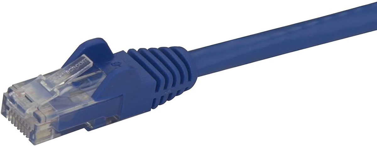 StarTech.com 75ft CAT6 Ethernet Cable - Blue CAT 6 Gigabit Ethernet Wire -650MHz 100W PoE RJ45 UTP Network/Patch Cord Snagless w/Strain Relief Fluke Tested/Wiring is UL Certified/TIA (N6PATCH75BL) Blue 75 ft / 22.8 m 1 Pack