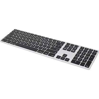 Matias Wireless Multi-Pairing Keyboard for Mac - Silver Plastic Housing