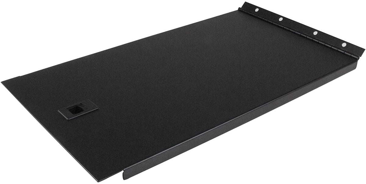 StarTech.com 6U Hinged Rack Panel - Solid Blanking Panel for 19" Server Racks - Tool-less Installation - Black Filler Panel (RKPNLHS6U) 0.6" x 10.4" x 18.3"