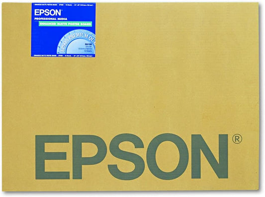 Epson S041598 Enhanced Matte Posterboard, 30 x 24, White (Pack of 10)