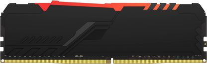 Kingston Fury Beast RGB 8GB 3200MHz DDR4 CL16 Desktop Memory Single Stick KF432C16BBA/8 8gb Single Module 3200MHz