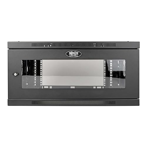 Tripp Lite 6U Wallmount Rack Enclosure Wide Cable Management Acrylic Window (SRW6UDPGVRT)