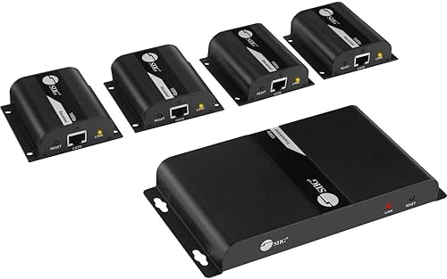 SIIG 4-Port HDMI Splitter over Cat6 Extender with IR