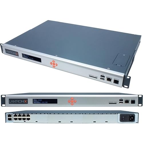 Lantronix SLC 8000 16 - Port Advanced Console Manager, Dual AC Power Supply, TAA - Remote Management