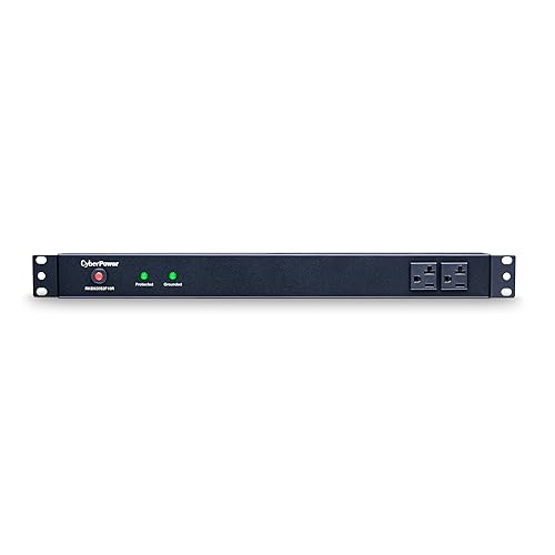 CyberPower RKBS20S2F10R 20A 12-Outlet 1U RM Rackbar Surge Suppressor