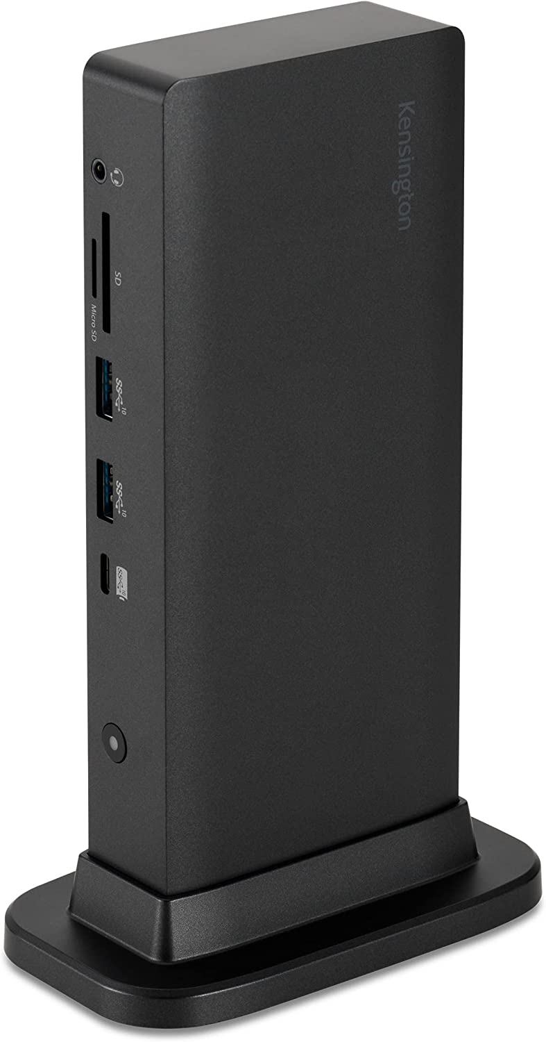 Kensington Triple Display USB-C Docking Station for Dell, HP, Lenovo, Acer, ASUS, Razer, Surface - Triple 4K Video, 100W PD (K37060NA) USB-C Triple Display 100W Driverless Docking Station