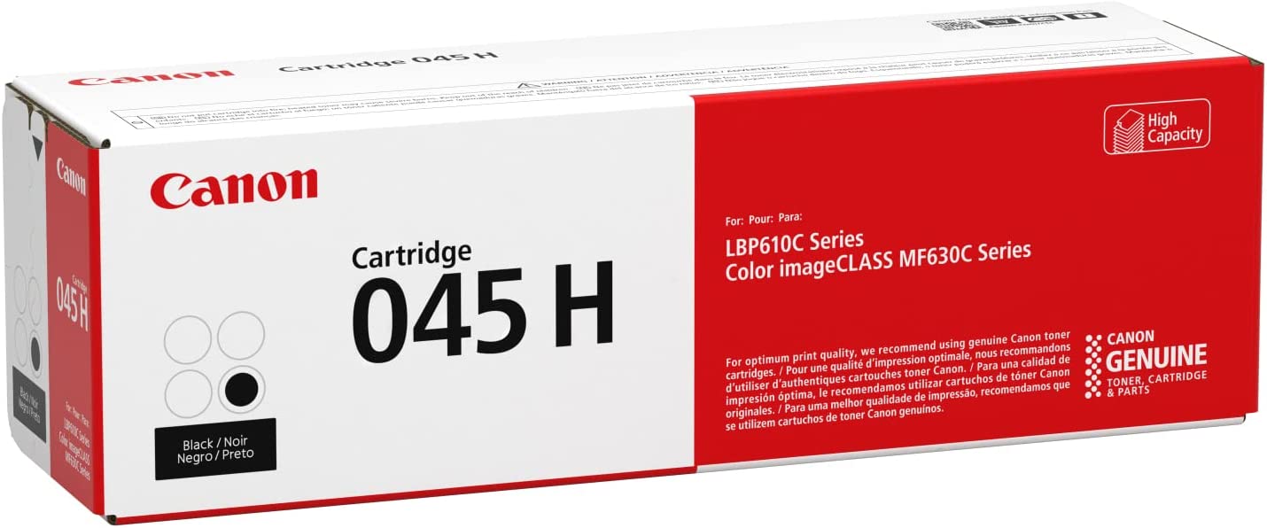 Canon 045H High-Yield Black Toner Cartridge