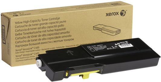 Genuine Xerox Yellow High Capacity Toner-Cartridge (106R03513) - 4,800 Pages for use in VersaLink C400/C405