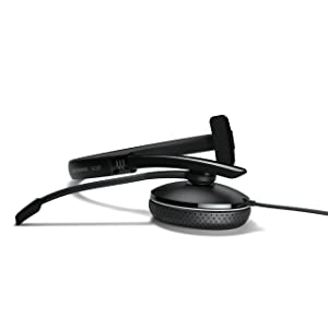 EPOS | Sennheiser Adapt 135 II (1000907) - Wired, Single-Sided Headset with 3.5mm Jack for Mobile Devices  - Superior Sound - Enhanced Comfort - Noise Limiter Switch - Black