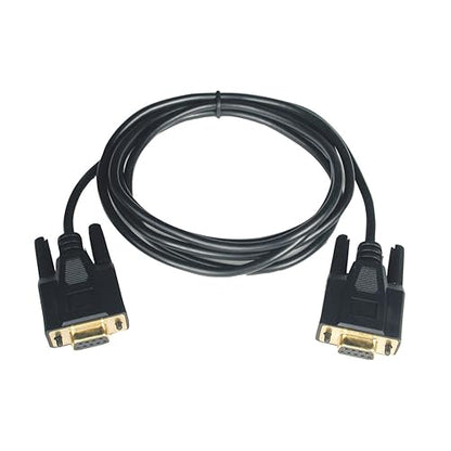 Tripp Lite 6ft Null Modem Serial Db9 Cable Gold Connectors F/f