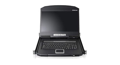 IOGEAR 18.5 -Inch Widescreen Short Depth LCD Console with Audio (TAA Compliant) GCL1900W 18.5” Widescreen Short Depth LCD Console w/Audio