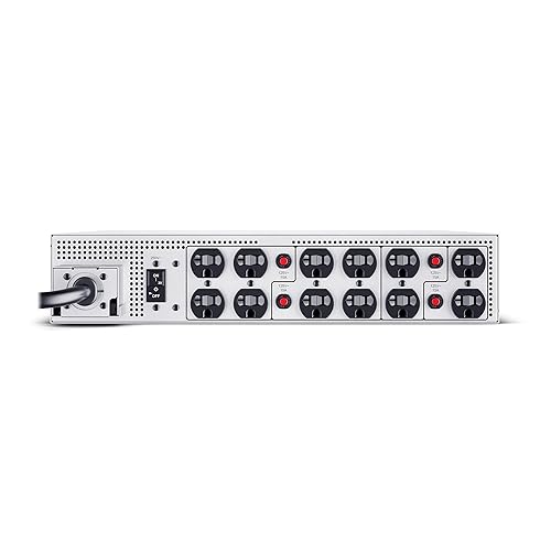 CyberPower OL5KSTF Smart App Online Step-Down Isolation Transformer, 5000VA/5000W, 12 Outlets, 2U Rack/Tower
