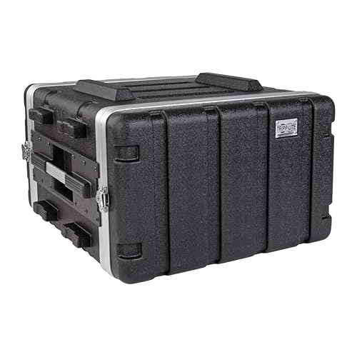 TRIPP LITE 6U ABS Server Rack Equipment Case, Flight Case Shipping Transportation, Black (SRCASE6U)