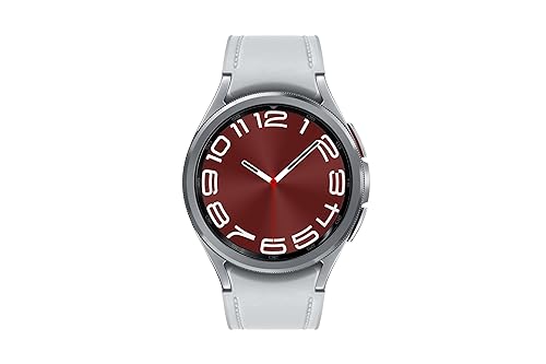 Samsung Galaxy Watch6 Classic, Silver, 43mm, Bluetooth, Sleep Coaching, ECG, Heart Monitor, Fall Detection, SOS, Fitness Tracker, Camera Access, Digital Wallet (CAD Version and Warranty) Silver 43mm Classic Only watch