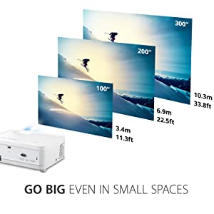 ViewSonic LS500WH 3000 Lumens WXGA LED Projector, Auto Power Off, 360-Degree Orientation for Business and Education 3000 LED Lumens