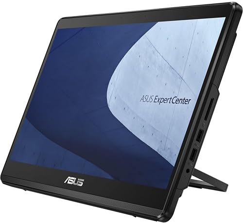 Asus ExpertCenter E1 E1600WKAT-PN441281-CA All-in-One Computer - Intel Celeron N4500-4 GB - 128 GB SSD - 15.6 Touchscreen - Desktop - Black
